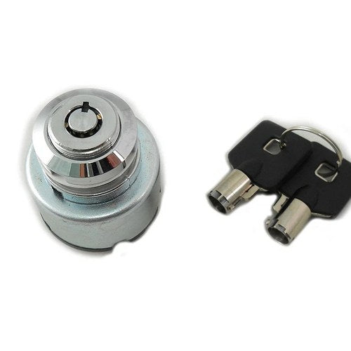 Chrome Ignition Key Switch for Harley-Davidson