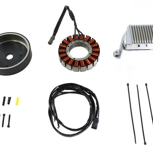 Volt Tech Alternator Charging System Kit 50 Amp for Harley-Davidson