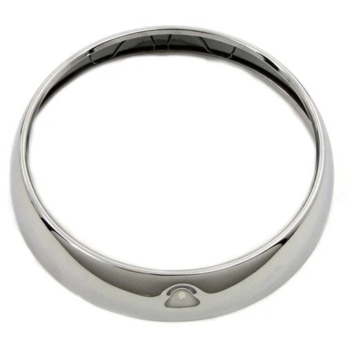 Chrome Contoured 7 inch Headlamp Rim for Harley-Davidson