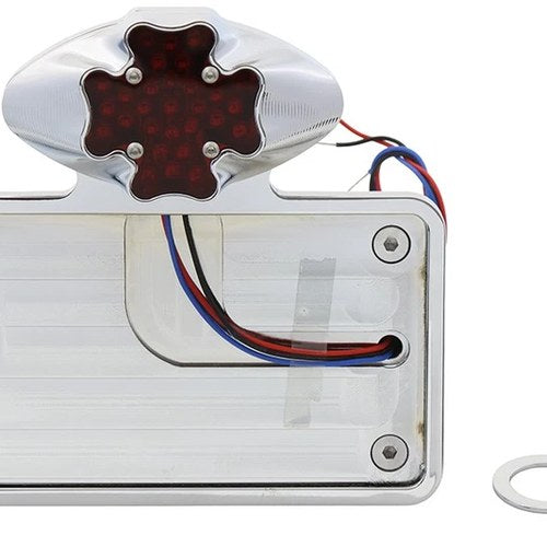 Maltese LED Tail Lamp Kit Chrome for Harley-Davidson
