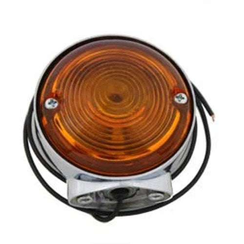 Chrome Turn Signal Front and Rear Single for Harley-Davidson