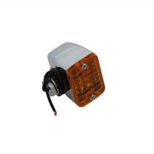 Chrome Mini Tour Marker Lamp Amber Lens for Harley-Davidson