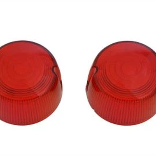 Turn Signal Lens Set Red for Harley-Davidson