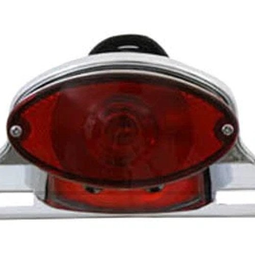 Chrome Cateye Tail Lamp Assembly for Harley-Davidson