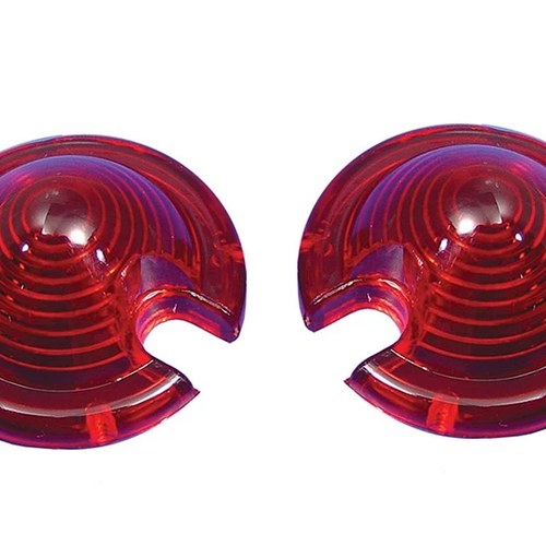 Replacement Red Lens Set for Turn Signal for Harley-Davidson