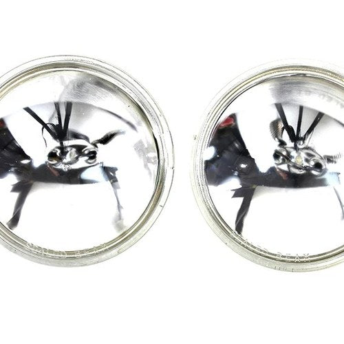 Clear 4-1/2 inch 12 Volt Sealed Beam Spotlamp Bulb Set for Harley-Davidson