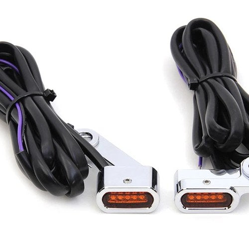 Chrome LED Turn Signal Set for Harley-Davidson