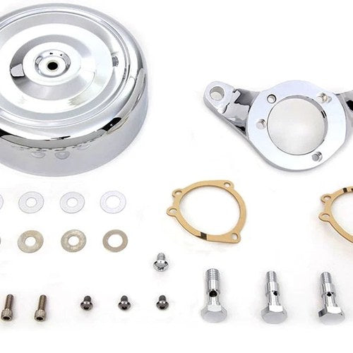 Chrome Wyatt Gatling Air Cleaner Assembly for Harley-Davidson