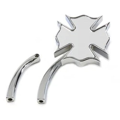 Fire Fighter Mirror with Curved Stems for Harley-Davidson