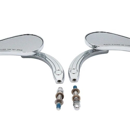 Deco Mirror Set Billet for Harley-Davidson