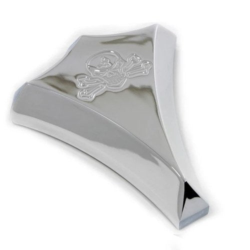Billet Carburetor Cover Skull Style Chrome for Harley-Davidson