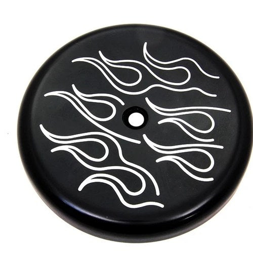Black Ball Milled Air Cleaner Cover for Harley-Davidson