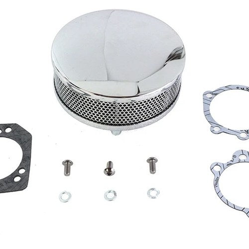 Wyatt Gatling Round Air Cleaner Chrome for Harley-Davidson