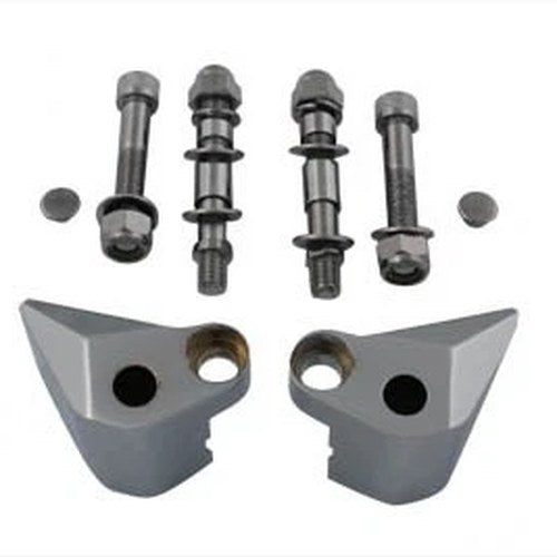 Chrome Mirror Mount Block for Harley-Davidson