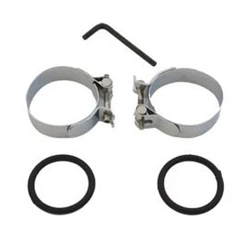 Chrome Intake Manifold Clamp Set for Harley-Davidson