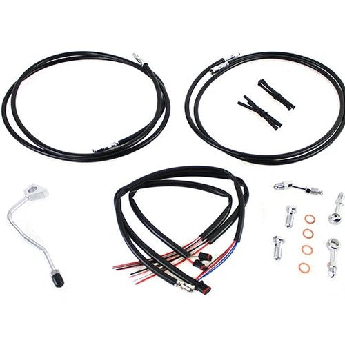 12 inch-14 inch Handlebar Cable and Brake Line Kit for Harley-Davidson