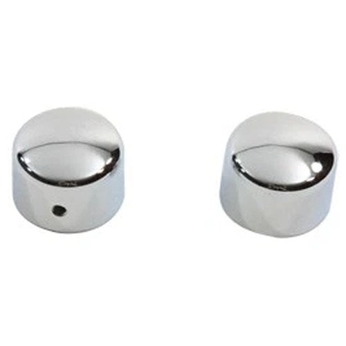Chrome Front Axle Nut Cap Set for Harley-Davidson