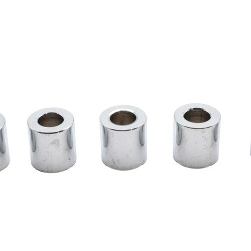 Chrome Spacers 3/8 inch X 3/4 inch X 3/4 inch for Harley-Davidson