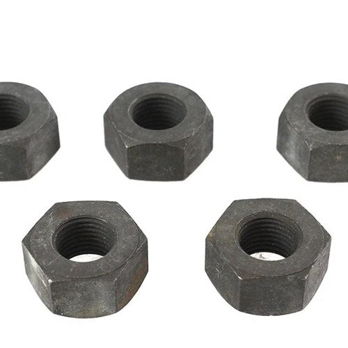 Parkerized Hex Nuts 9/16 inch-18 for Harley-Davidson