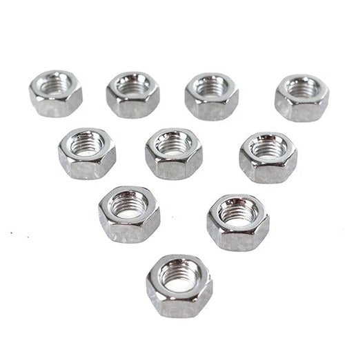 Chrome Hex Nuts 5/16 inch-24 for Harley-Davidson