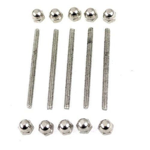 Wheel Cover Stainless Steel 6-32 Bolt and Nut Kit for Harley-Davidson