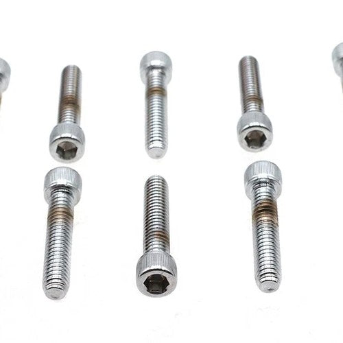 Allen Socket Cap Bolt Knurled Chrome 5/16 inch X 1-1/2 inch for Harley-Davidson