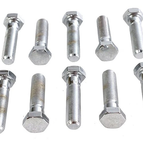 Hex Cap Bolts Chrome 3/8 inch x 1-1/2 inch for Harley-Davidson