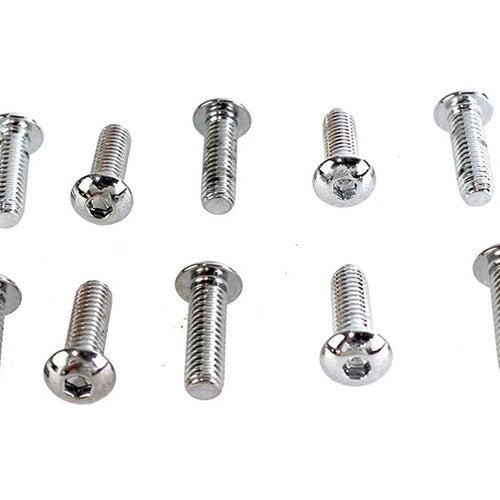 Allen Button Head Screws Chrome 5/16 inch X 1 inch for Harley-Davidson