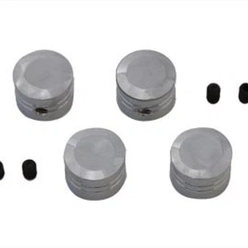 Head Bolt Cover Set Chrome for Harley-Davidson