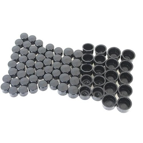 M8 Engine Bolt Cover Kit Black for Harley-Davidson