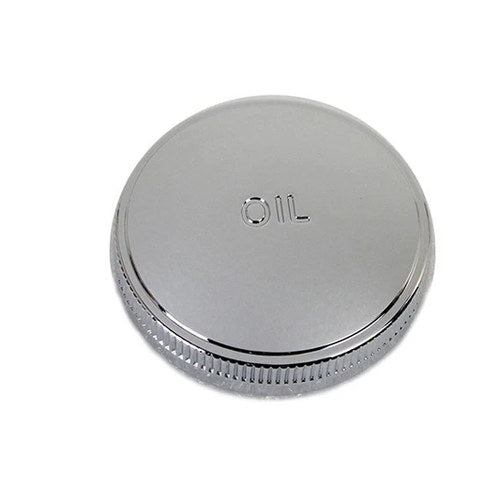 45 inch W/G Chrome Oil Cap for Harley-Davidson