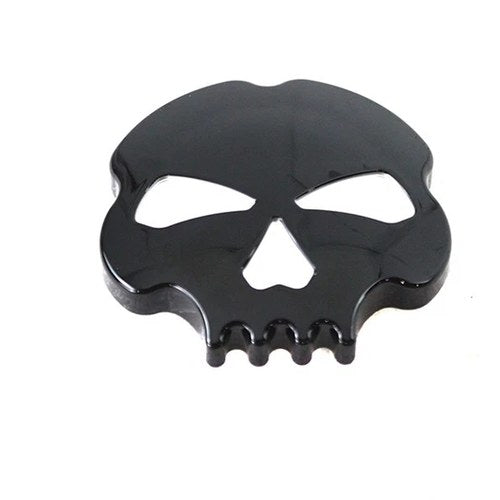 Skull Style Vented Gas Cap Black for Harley-Davidson