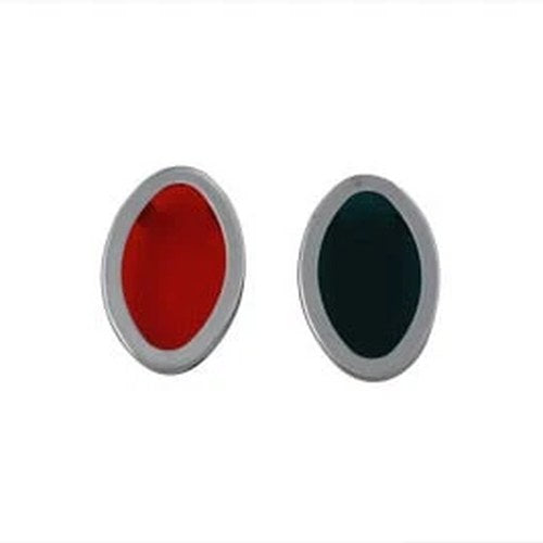 Chrome Cateye Dash Panel Lens Kit for Harley-Davidson