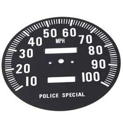Speedometer Tin Face for Harley-Davidson