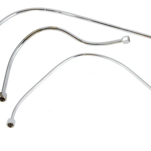 Chrome Oil Line Set for Harley-Davidson