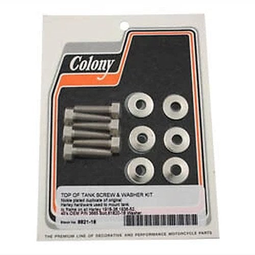Colony 8821-18 Nickel Finish Top of Gas Tank Screw Kit