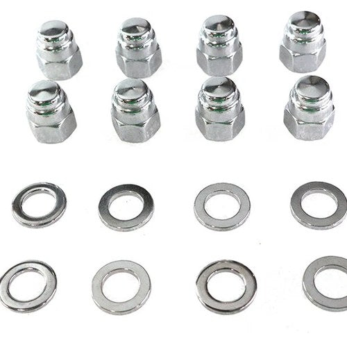 Colony 8437-16 Cylinder Base Nut Kit Cap Chrome - For 8 Piece Set