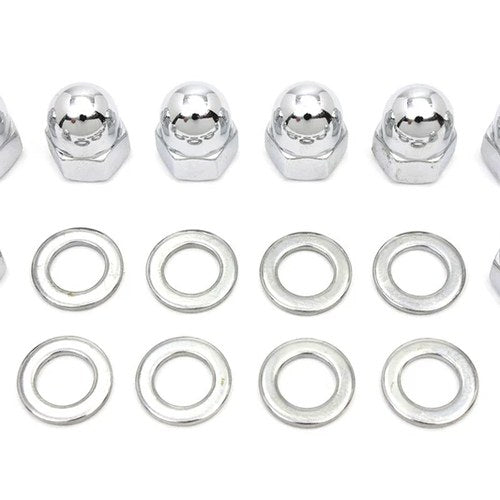 Colony 7017-16 Chrome Cylinder Base Acorn Nut and Washer