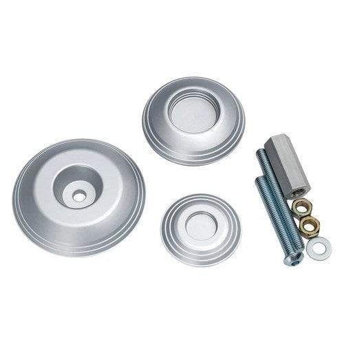 For BMW R1250GS 2019-2021 Kuryakyn 3808 Lodestar Silver Rear Axle Sliders