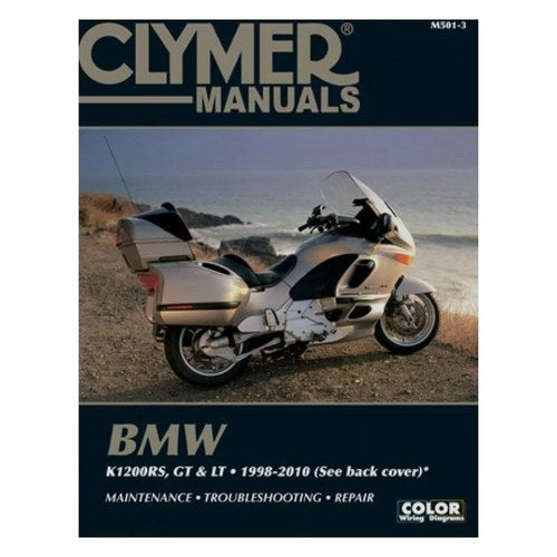 For BMW K1200LT 99-09 BMW K1200RS, K1200GT & K1200LT 1998-2010 Repair Manual