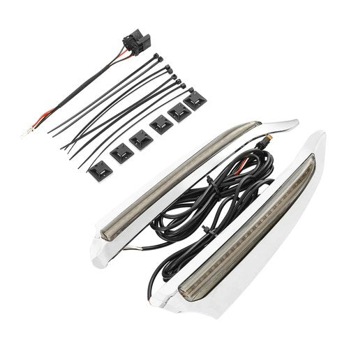 Front Vent Trim Light Running LED Turn Signal Fit For Honda Goldwing GL1800 18+