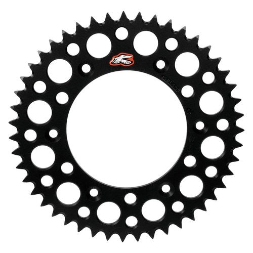 For KTM 125 1991-2020 Renthal 224U-520-50GPBK Ultralight Grooved Rear Chainwheel