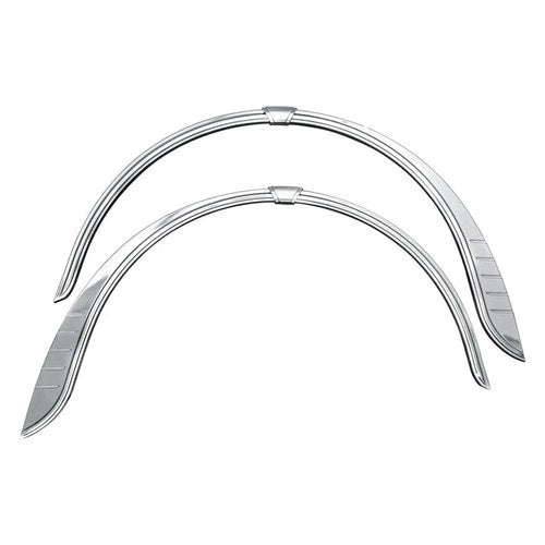 For Harley-Davidson Tri Glide 2009-2018 Kuryakyn Rear Chrome Fender Flares