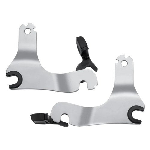 For Harley-Davidson Road King 14-21 Kuryakyn 7093 Chrome Quick Release Mounts