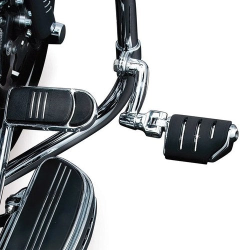 Kuryakyn 7555 Longhorn Offset Highway Foot Pegs Chrome