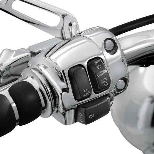 For Harley-Davidson Road King 1996-2013 Kuryakyn Chrome Switch Housings