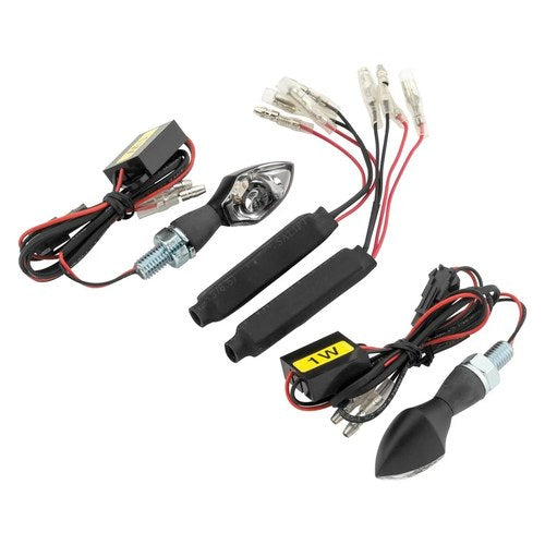 BikeMaster MicroBright Black Turn Signal
