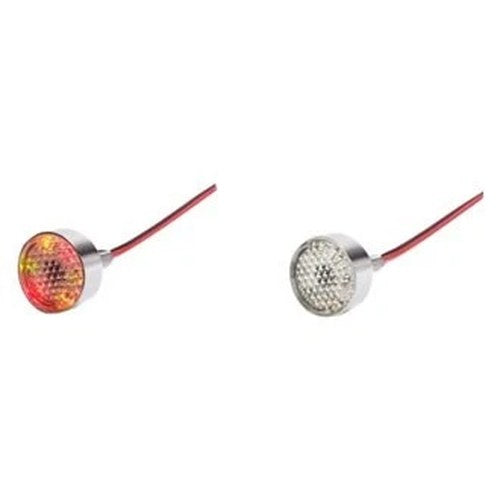 K&S Technologies 3-Light Revolving LED Chrome License Plate Bolts