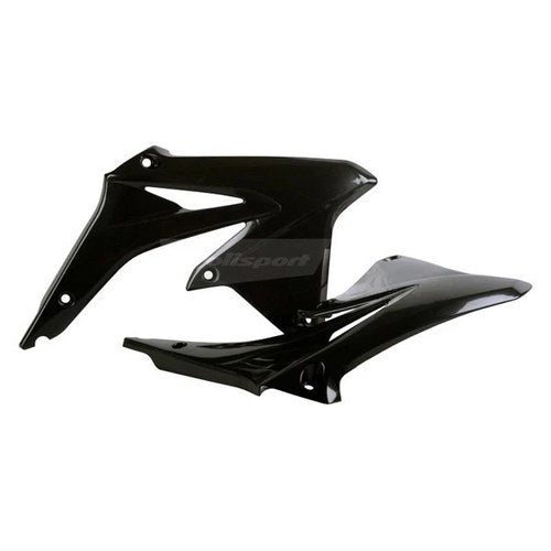 For Suzuki RMZ450 2008-2017 Polisport 8412500002 Black Radiator Scoops