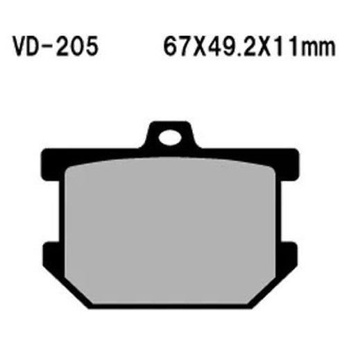 For Yamaha XS650S 1978-1983 Vesrah VD-205 Front Organic Semi-Metallic Brake Pads